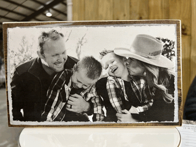 9x6 BLACK AND WHITE PHOTO BLOCK